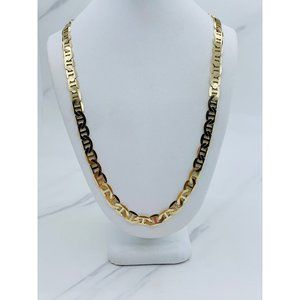 Solid 14k gold necklace Mariner 24”